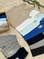 تاپ و شورت پسرانه رنگبندی1 - تصویر 3