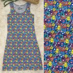 پیراهن طرح مانستر